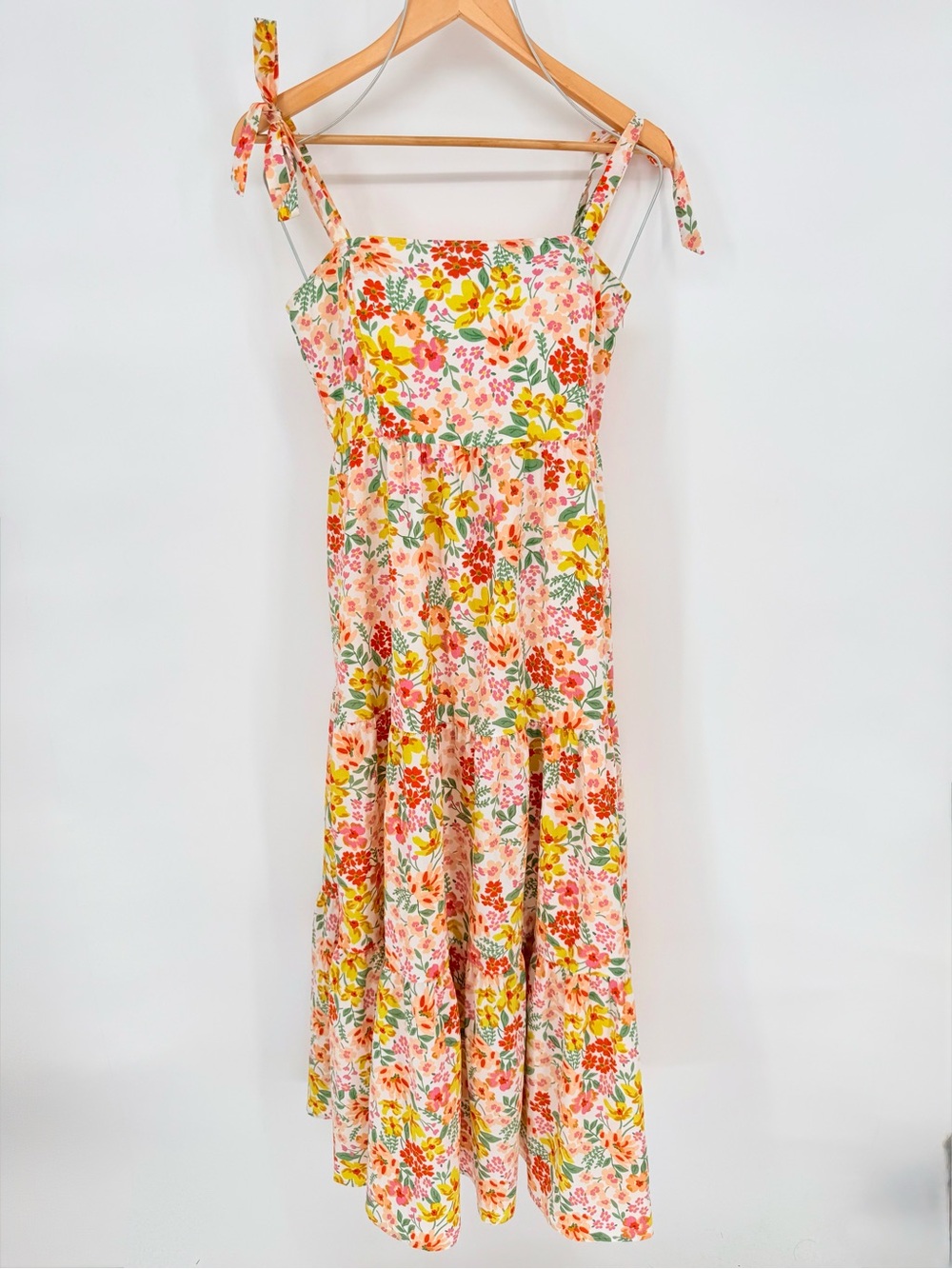 Petal + Pup Rosalee Floral Maxi Dress 4 Cottagecore Boho Prairie Summer Vacation - Picture 9 of 10